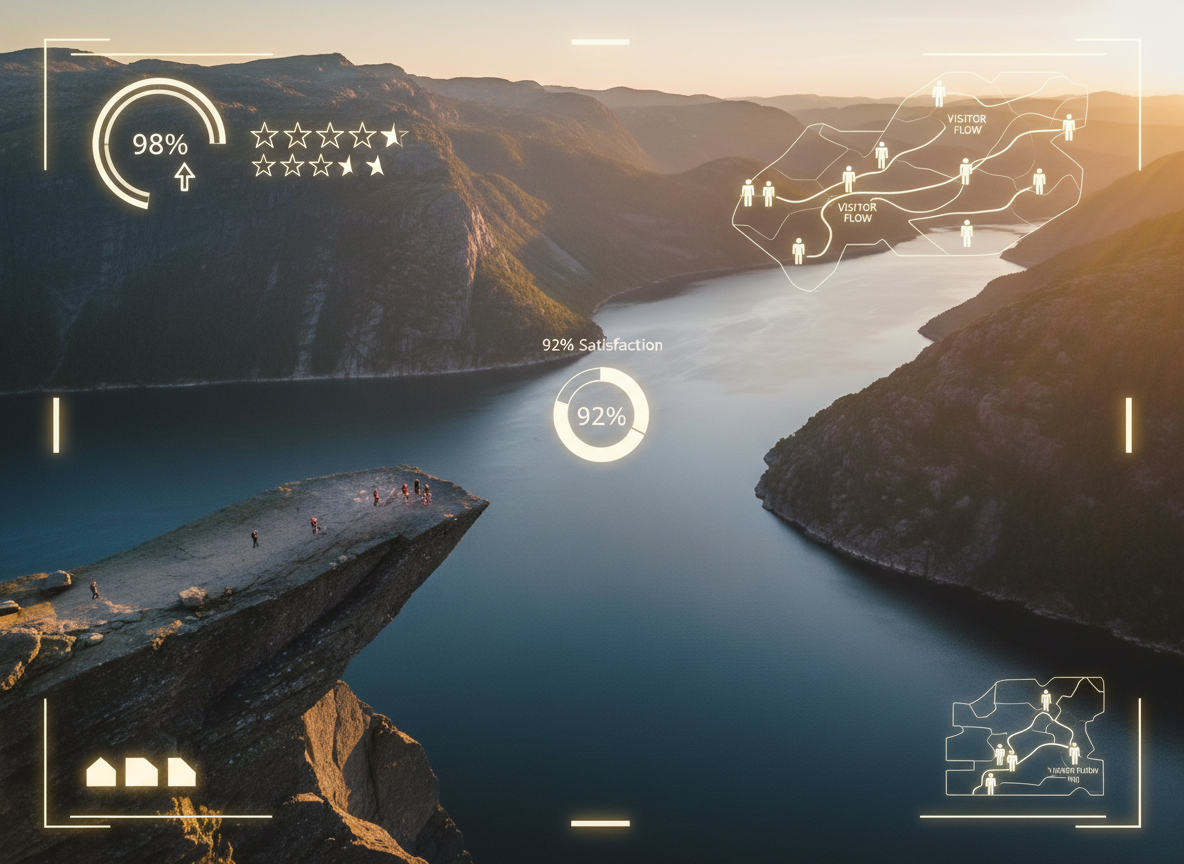 Satisfacción Turística Récord en Preikestolen Esta Temporada