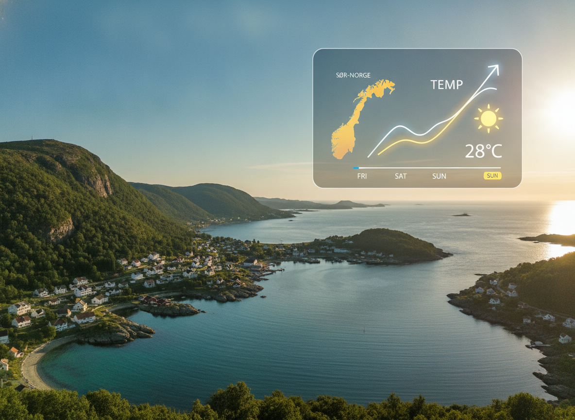 La Sør-Norge si prepara per un weekend soleggiato con temperature in aumento